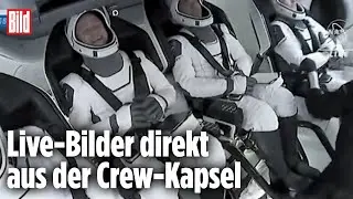 Start der SpaceX-Rakete: Astronaut Matthias Maurer endlich im All