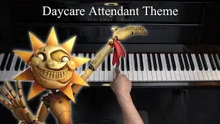 How To Play Superstar Daycare Theme - Piano Tutorial - FNAF Security Breach