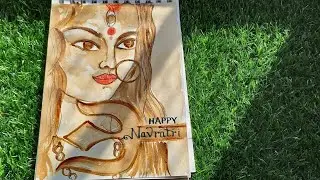 durga maa painting l happy navratri l navratri special painting lcultural painting