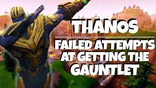FORTNITE || FAILED ATTEMPTS TO GET THE GAUNTLET
