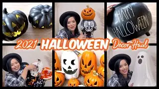 HALLOWEEN DECOR HAUL 2021 || TARGET, MARSHALL'S, TJ MAXX, HOME GOODS, RAE DUNN!