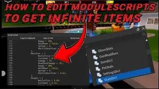 HOW TO EXPLOIT MODULE SCRIPTS TO GET INFINITE ITEMS IN ROBLOX - Exploiting | 