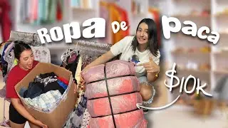 COMPRÉ una PACA de ROPA AMERICANA ✨ ¿valió la pena 😨😭 #ropaamericana #ropadepaca #ropanueva