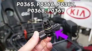 CODE P0365 P0366 P0367 P0368 P0369 CAMSHAFT POSITION SENSOR KIA SORENTO, KIA SPORTAGE