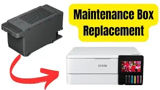 Epson ET- 8500 - ET-16650  Maintenance Box Replacement [TUTORIAL]