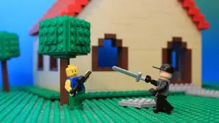 Lego Roblox. The Noob And The Guest (animation)