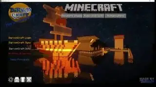 [DARVOMCRAFT EXPLORATION] DarvomCraft Menu (Minecraft - Custom Main Menu Mod)