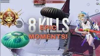8 Kills & Epic Moments! 🔥 BGMI New Update Gameplay!
