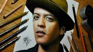Drawing Bruno Mars