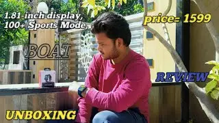 boat wave - electra smartwatch setup (hindi unboxing & review)
