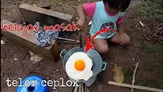 cook eggs, in the open, the atmosphere of the village nature! | salma vlogg