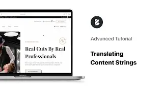 Translating Content Strings | Advanced Tutorial