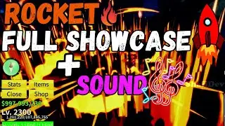 NEW Rocket Fruit Showcase + Sound in Blox Fruits Update 20 [Blox Fruits]