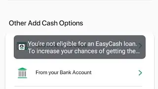 You're not eligible for an EasyCash loan | easypaisa loan technical reason solution