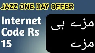 jazz one day internet package code 