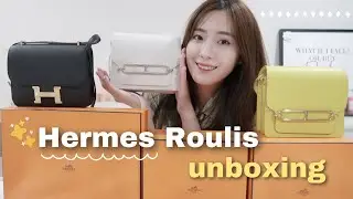 爱马仕Hermes Roulis包测评（价格、尺寸、容量、上身、配货比）猪鼻子包VS康康包对比constance