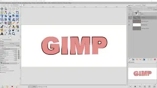 2 manieren om een tekst te omlijnen met Gimp