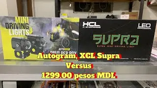 XCL Supra, Autogram vs. 1299.00 Mini driving light comparison
