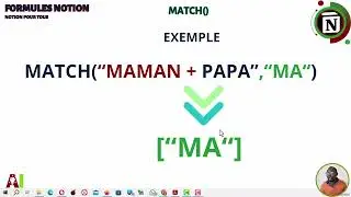 Voici comment utiliser MATCH()dans Notion pour identifier une phrase ou un mot