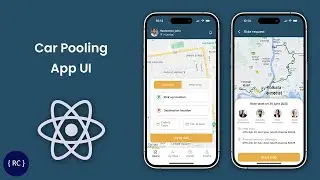 Car Pooling App UI in React Native | BlaBlaCar Clone in React Native | GoPoolar