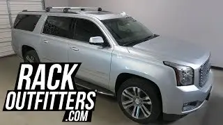 2015+ GMC Yukon XL with Thule AeroBlade Edge Roof Rack Crossbars