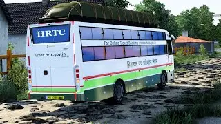 HRTC Bus Bad Off-road Driving 😎 | Euro Truck Simulator 2 | Bus Mod