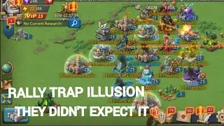 OVERLORD INDO GUILD COME FOR MY MINI MEGA RALLY TRAP..COUNTERED WITH MH GEARS..LORDS MOBILE