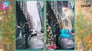 Christmas Themed Effect - PicsArt Editing Tutorial