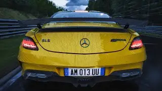 C63 Black vs SL65 Black-SLS Black-AMG GTS-E63s-C63s-CLS53 | Online Nordschleife | Hilarious End :D