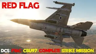 DCS F16C Bekaa Valley Cluster Bomb Strike against Hezbollah.