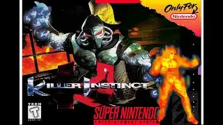 Killer Instinct SNES [Playthrough] Cinder Max Difficulty