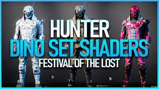 Does The Hunter Dino Armor Set Look Good With Shaders? (Festival Of The Lost Season 15)