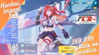 Honkai Impact 3rd Summons: 149,076 Crystals (and 20 tickets) vs Senadina