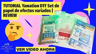 Tutorial de Yamation DTF Set de papel de efectos variados | Review
