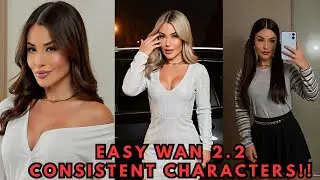 Easily Generate Perfect CONSISTENT AI CHARACTERS with WAN 2.2 LoRAs (LoRA Training Tutorial)