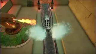 Mack Water Coaster - Journey to Paradise Falls - Planet Coaster POV