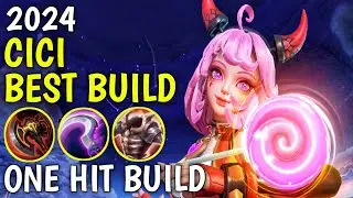 CICI BEST BUILD 2024 | TOP 1 GLOBAL CICI BUILD AND EMBLEM | CICI GAMEPLAY