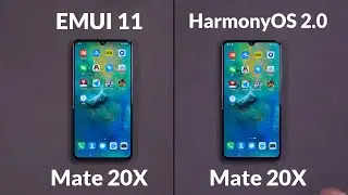 EMUI 11 VS HarmonyOS 2.0 - Mate 20X Speed Comparison