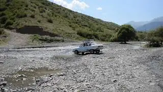 Дорога на озеро Каинды