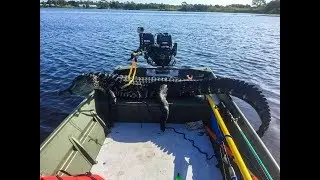 Solo Alligator Hunt in a Jon Boat 2018 Opening Day