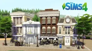 Main Street |The sims 4 | No CC | Stop Motion + Machinima