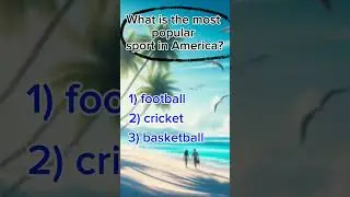 What is the most popular sport in America? #shorts #quiz #quiztime