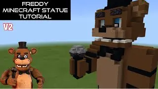 Freddy Minecraft Statue Tutorial V2 (FNaF HW)