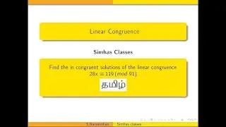 Find the in congruent solutions of the linear congruence 28x \equiv 119(mod  91)