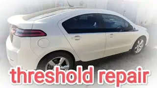 Ремонт пластиковых порогов, threshold repair