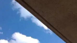 Military jet fly by