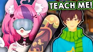 I Show Sykkuno How To Snowboard