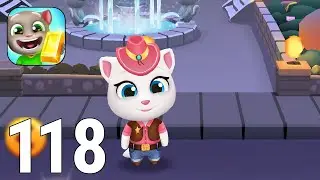 Talking Tom Gold Run Gameplay Walkthrough Part 118 - Cowboy Angela 2022 (iOS/Android Games)