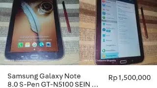 Tablet Samsung Galaxy Note 8.0 S-Pen GT-N5100 SEIN Special Limited Black Edition Vintage For Sale