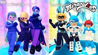 NEW SAME TRANSFORMATION DO GRUPO NO MIRACULOUS RP - MIRACULOUS ROBLOX!